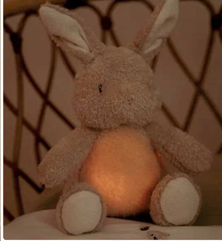 Verlichte knuffelkonijn