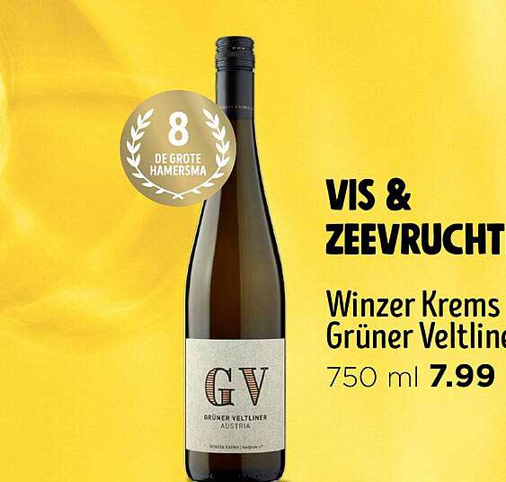 VIS & ZEEVRUCHT Winzer Krems Grüner Veltliner 750 ml