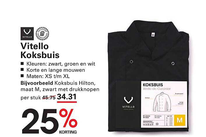 Vitello Koksbuis 25% KORTING
