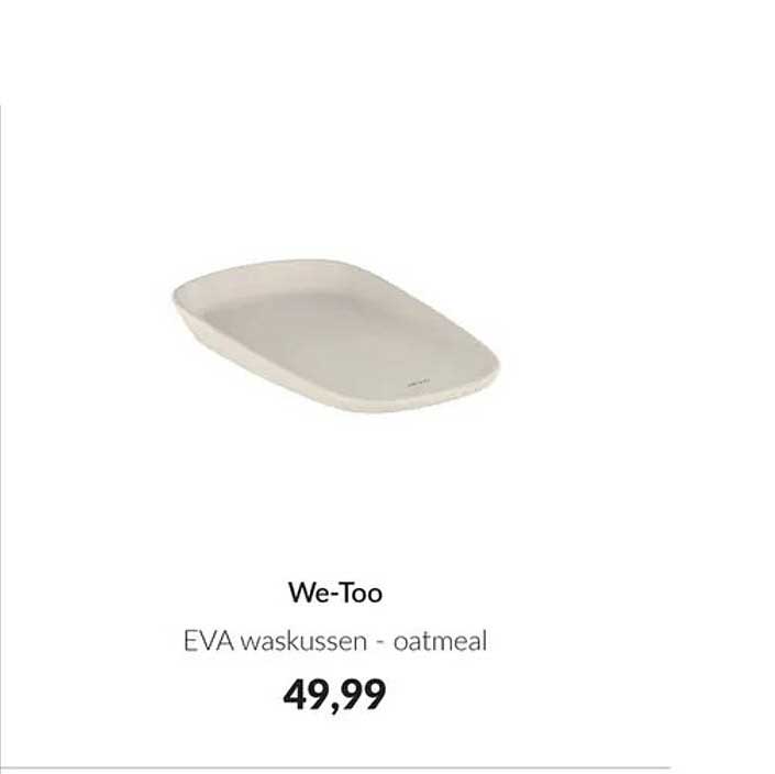 We-Too EVA waskussen - oatmeal