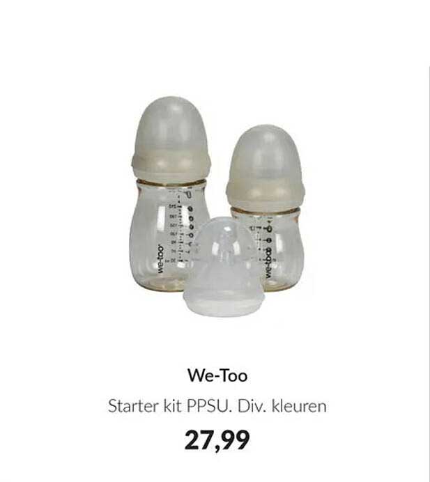 We-Too Starter kit PPSU. Div. kleuren