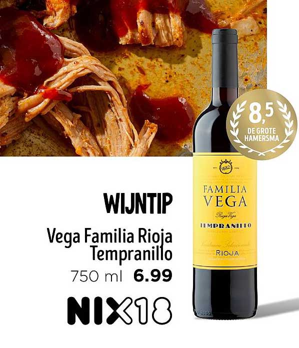 WIJNTIP Vega Familia Rioja Tempranillo