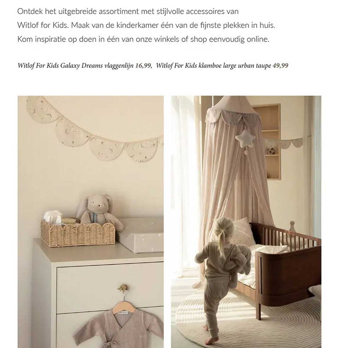 Witlof For Kids Galaxy Dreams vlaggenlijn