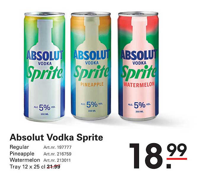Absolut Vodka Sprite