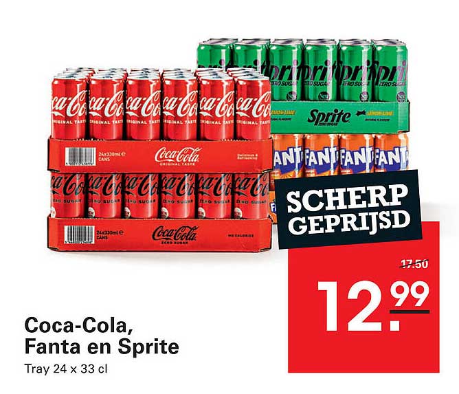 Coca-Cola, Fanta en Sprite