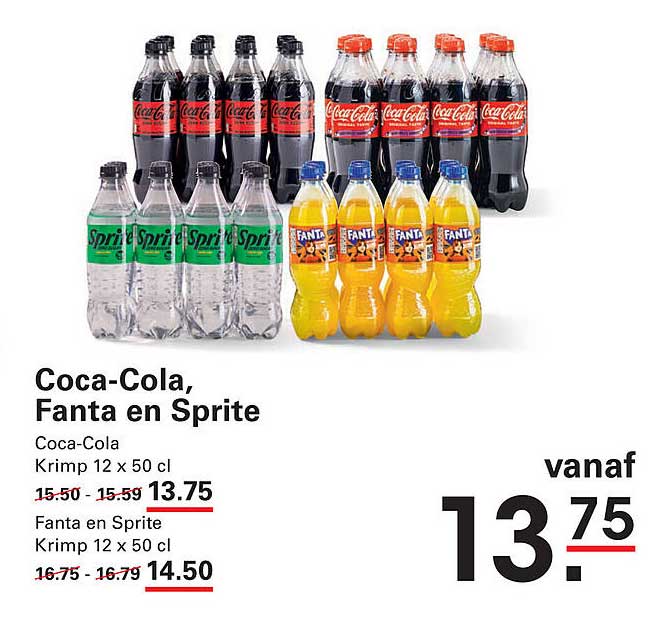 Coca-Cola, Fanta en Sprite