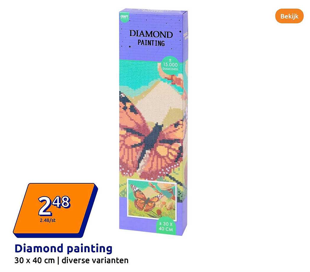 Diamond painting 30 x 40 cm | diverse varianten
