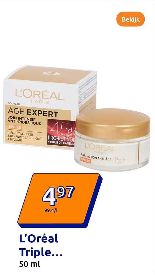 L'Oréal Triple Action Anti-Age 45+