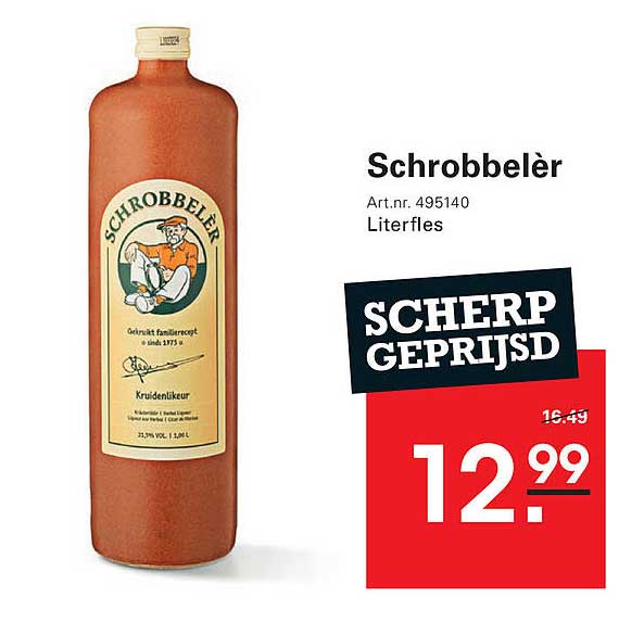 Schrobbelèr Literfles