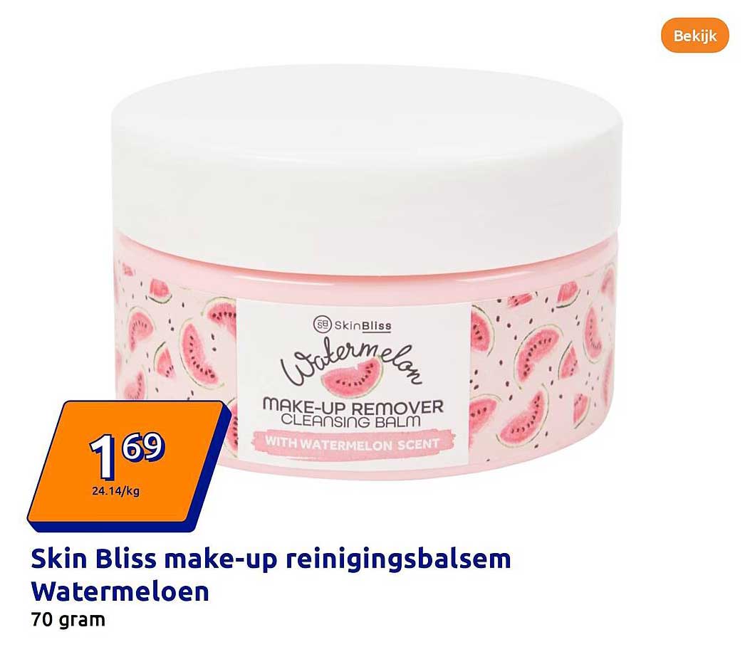 Skin Bliss make-up reinigingsbalsem Watermeloen