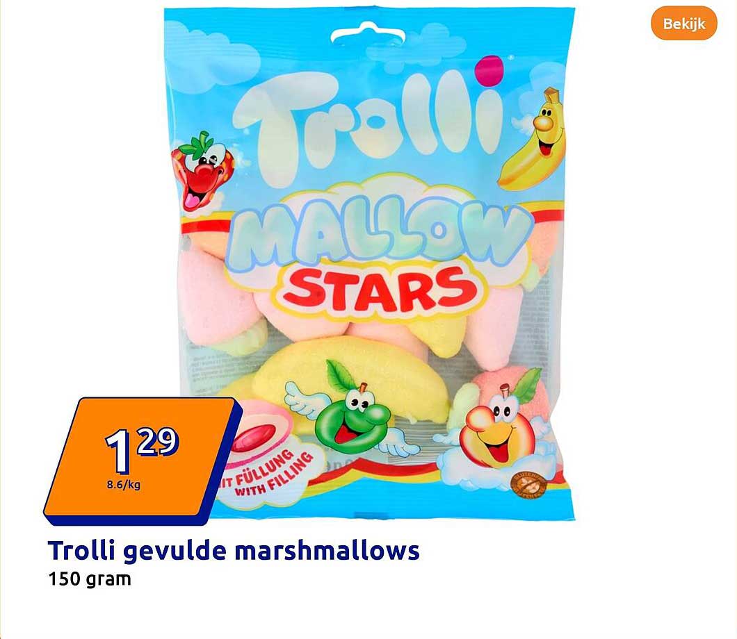 TROLLI GEVULDE MARSHMALLOWS
