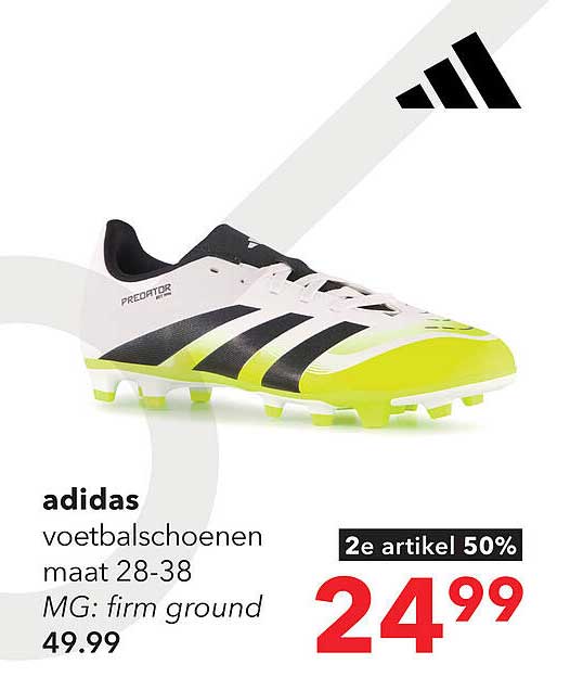 adidas voetbalschoenen maat 28-38