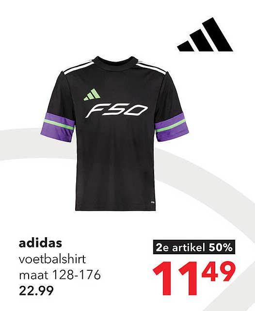 adidas voetbalshirt maat 128-176
