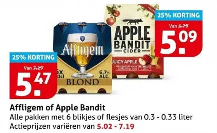 Affligem of Apple Bandit