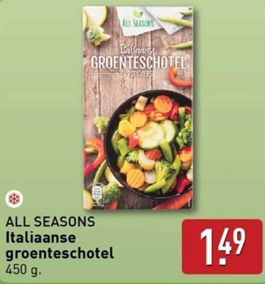 ALL SEASONS Italiaanse groenteschotel
