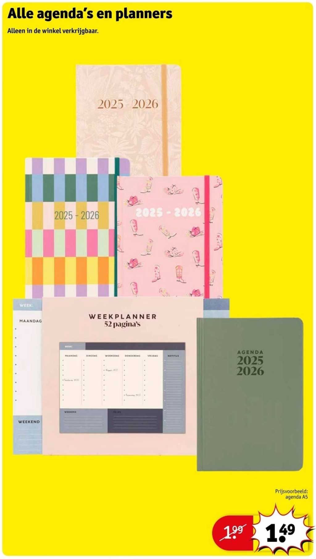 Alle agenda’s en planners