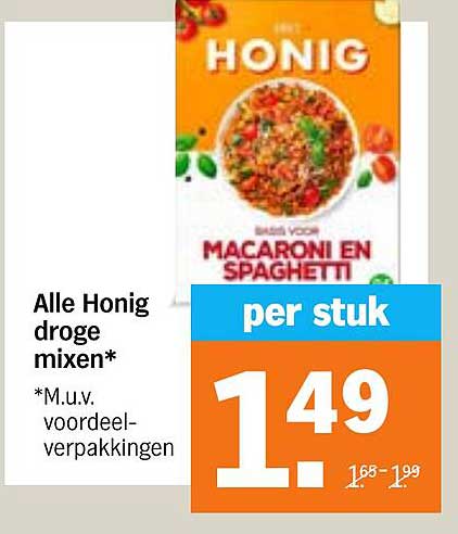 Alle Honig droge mixen*