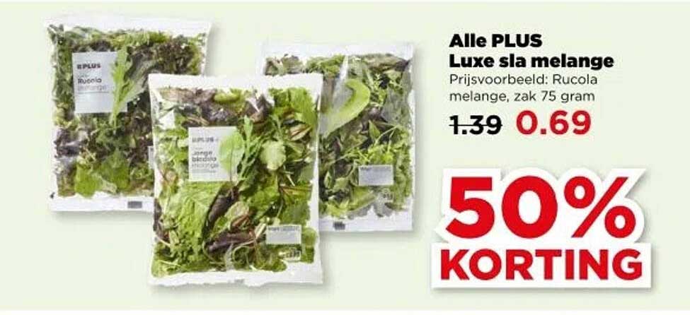 Alle PLUS Luxe sla melange