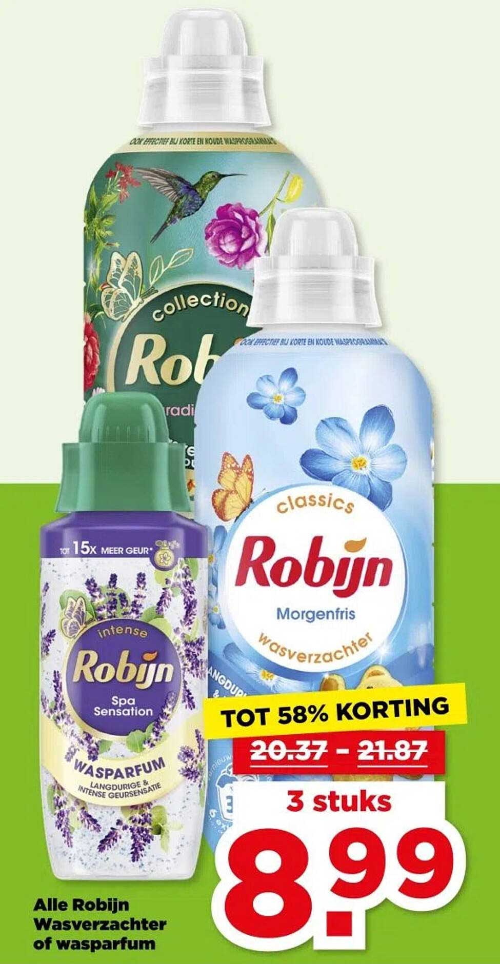 Alle Robijn Wasverzachter of wasparfum