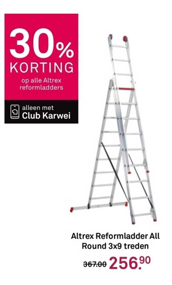 Altrex Reformladder All Round 3x9 treden
