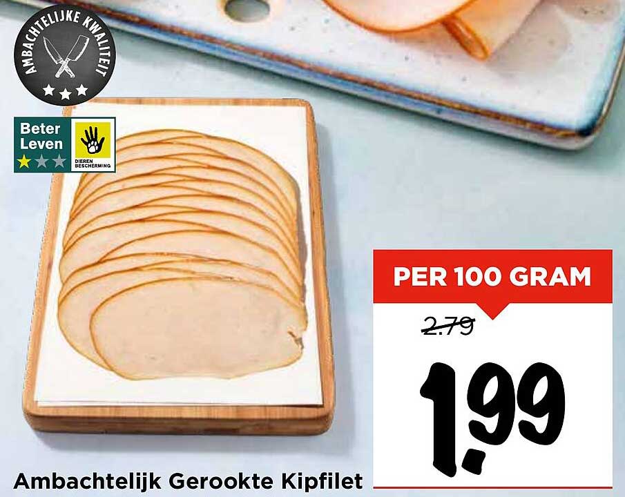 Ambachtelijk Gerookte Kipfilet