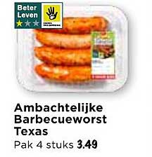 Ambachtelijke Barbecueworst Texas