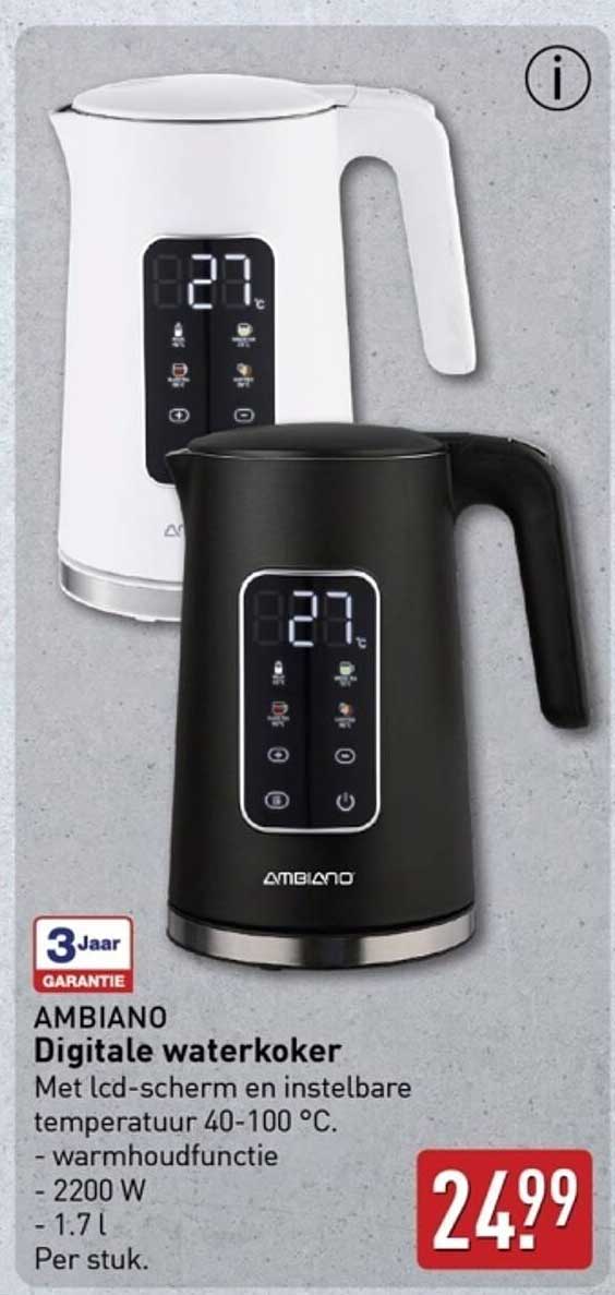 AMBIANO Digitale waterkoker