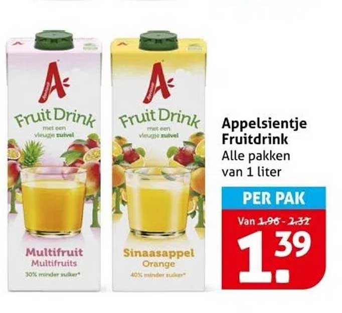 Appelsientje Fruitdrink