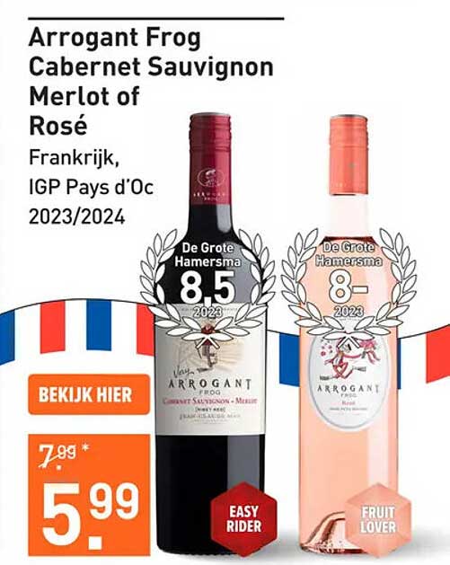 Arrogant Frog Cabernet Sauvignon Merlot of Rosé