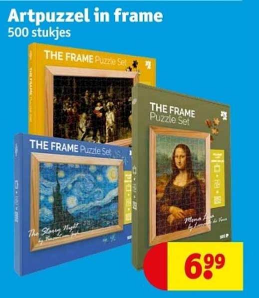 Artpuzzel in frame 500 stukjes