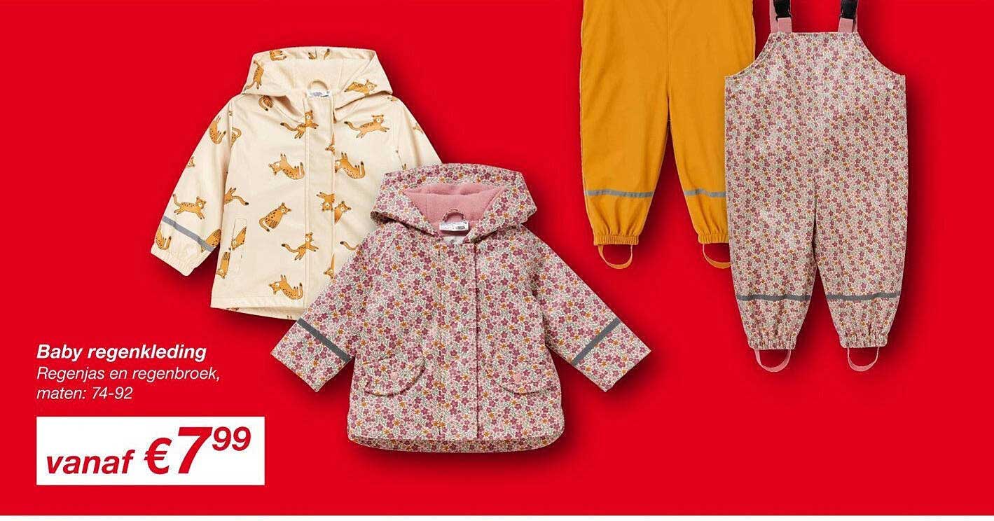 Baby regen kleding