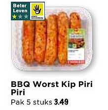 BBQ Worst Kip Piri Piri