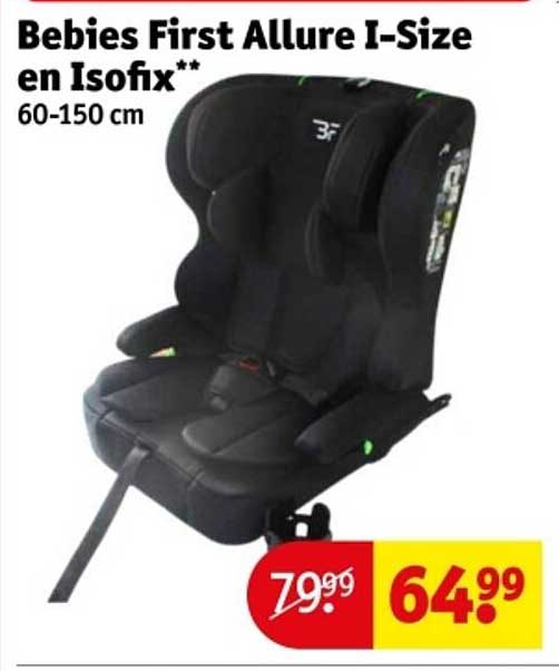 Bebies First Allure I-Size en Isofix** 60-150 cm