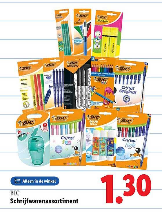 BIC Schrijfwarenassortiment
