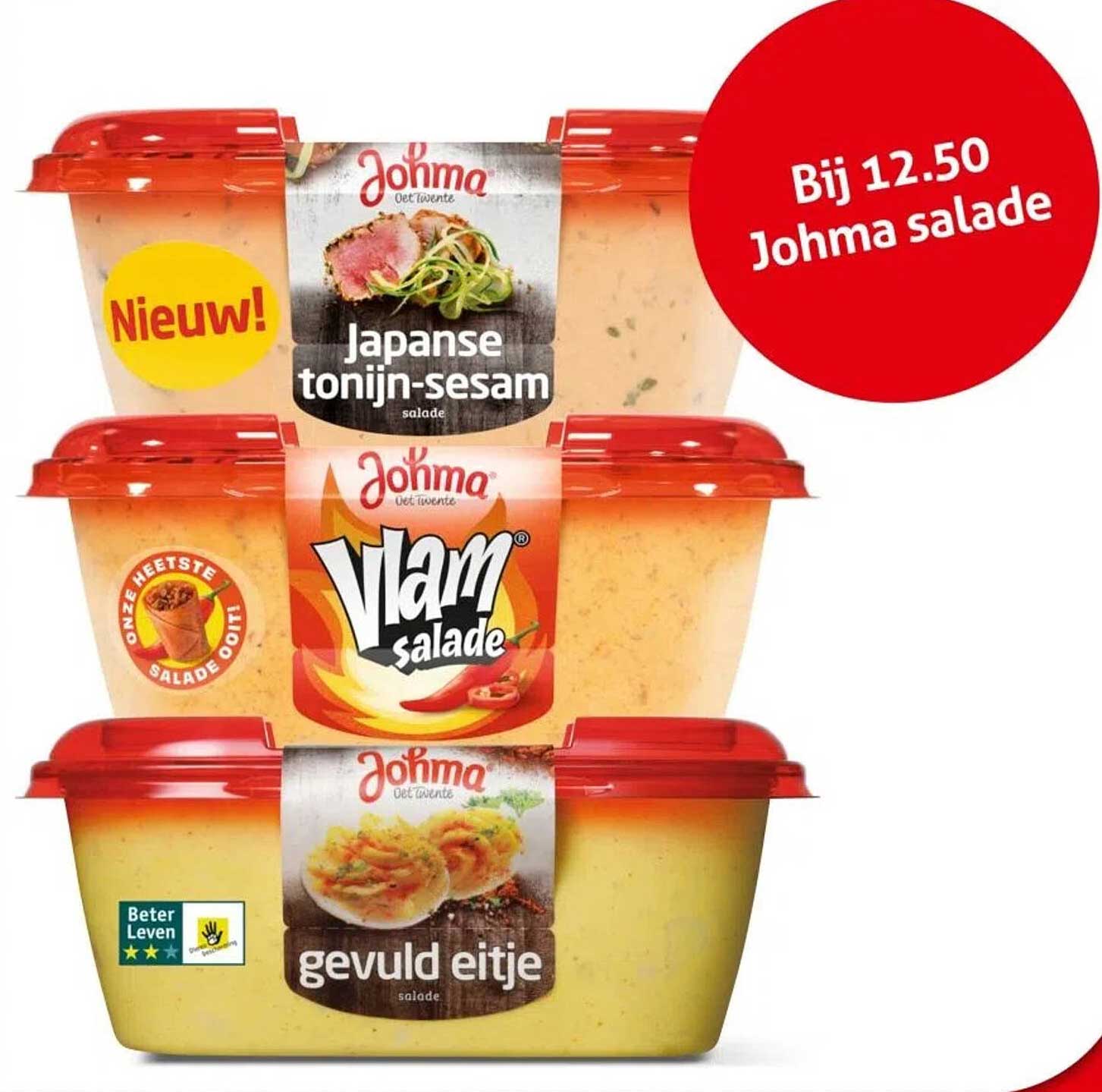 Bij 12.50 Johma salade