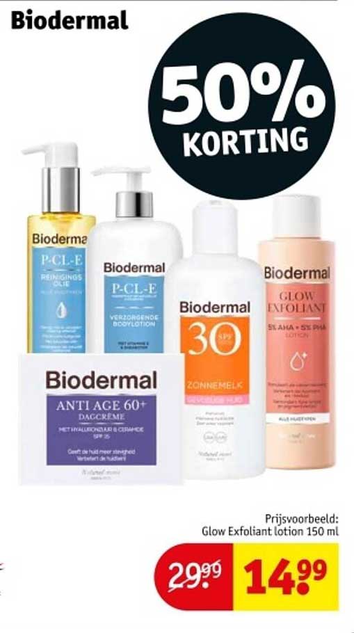 Biodermal Glow Exfoliant lotion 150 ml