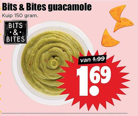 Bits & Bites guacamole Kuip 150 gram