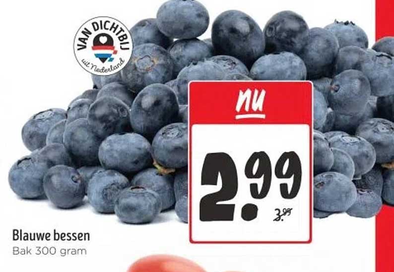 Blauwe bessen Bak 300 gram