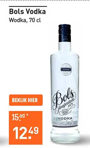 Bols Vodka Wodka, 70 cl