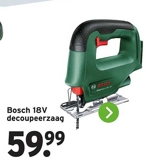 Bosch 18V decoupeerzaag