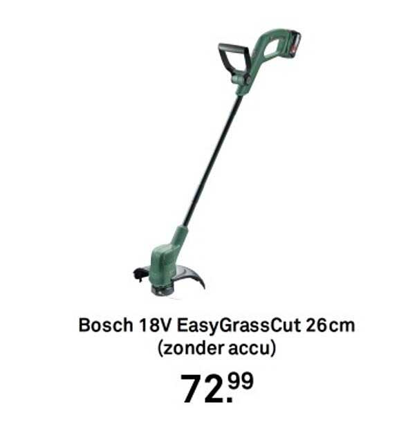 Bosch 18V EasyGrassCut 26cm (zonder accu)