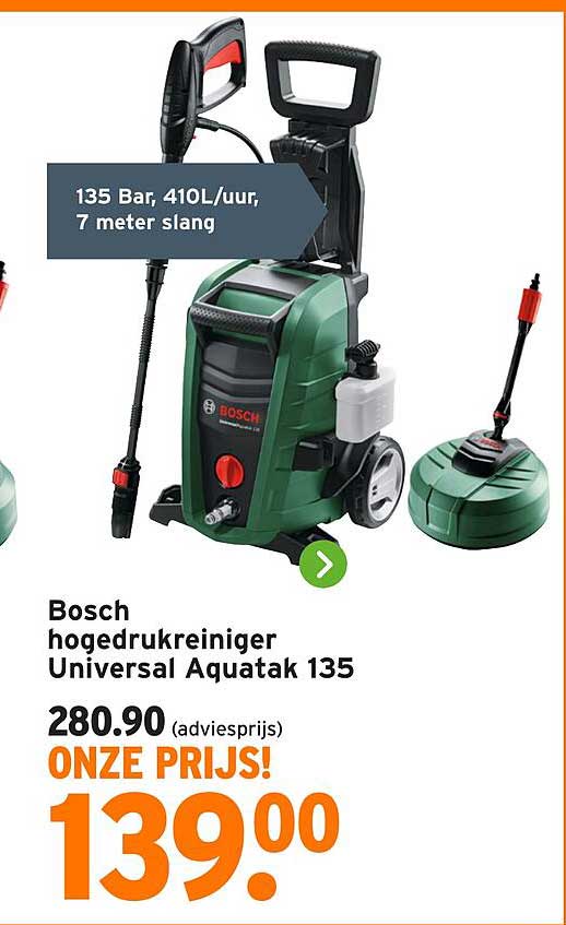 Bosch hogedrukreiniger Universal Aquatak 135