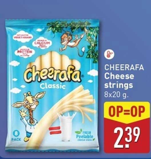 CHEERFA Cheese strings 8x20 g.