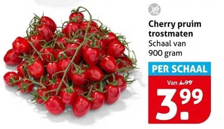 Cherry pruim trostomaten Schaal van 900 gram