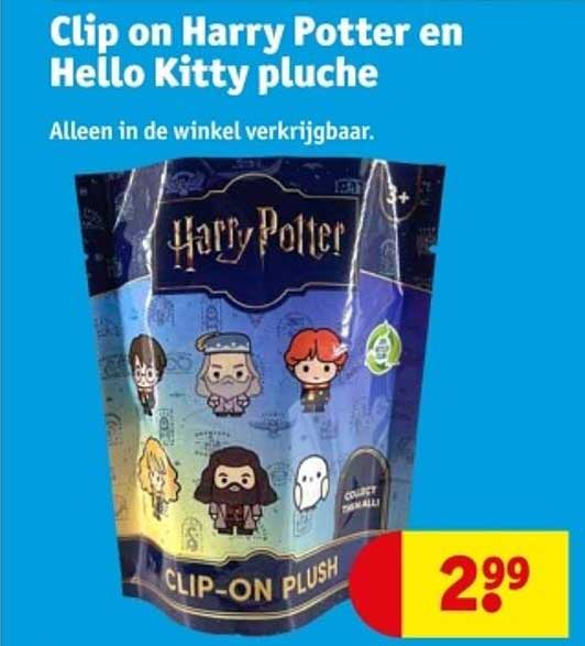Clip on Harry Potter en Hello Kitty pluche