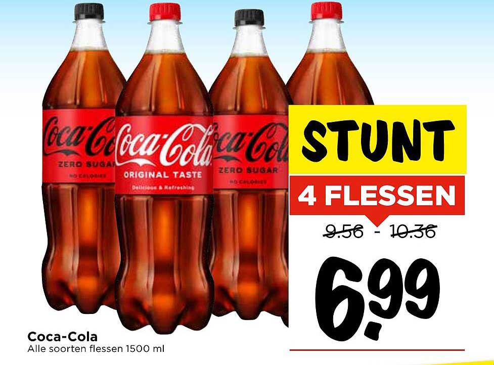 Coca-Cola: Alle soorten flessen 1500 ml