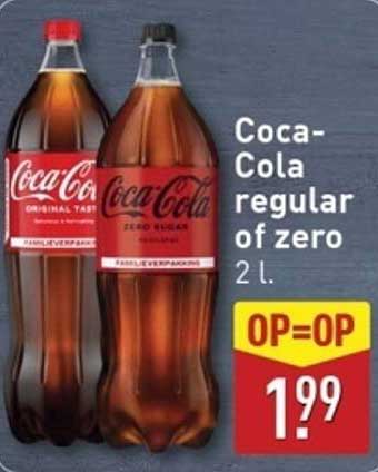 Coca-Cola regular of zero 2 l.
