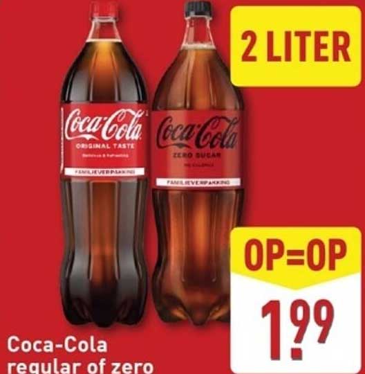 Coca-Cola regular of zero