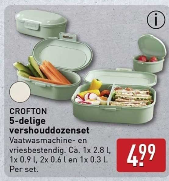 CROFTON 5-delige vershouddozen set
