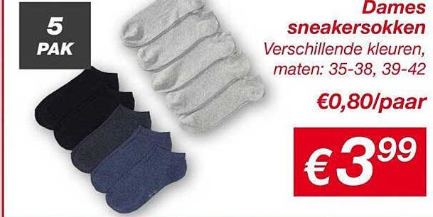 Dames sneakersokken